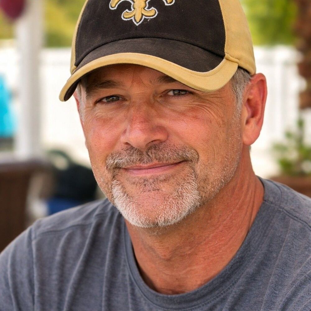 NFL New Orleans Saints Hat One Size Black Gold Fleur-de-Lis Strapback Cap